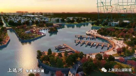 上海青浦区打造环城水系公园